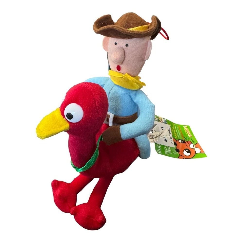 Cowboy Ostrich CVS Stuffins Rudolph's Island‎ of Misfit Toys Bean Plush 10 in.